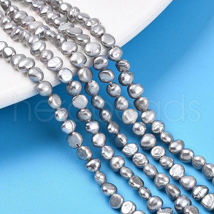 Natural Cultured Freshwater Pearl Beads Strands PEAR-N014-03J-01-1