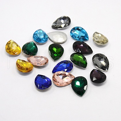 Glass Pointed Back Rhinestone RGLA-Q002-M-1