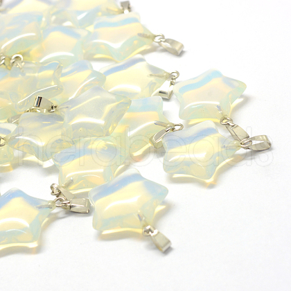 Star Opalite Pendants G-Q367-05-1