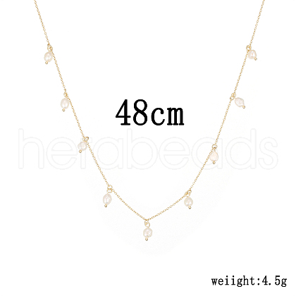 Mother's Day Jewellery Pearl Pendant Necklaces VU5374-1-1