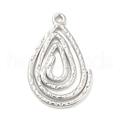 Non-Tarnish Ion Plating(IP) 304 Stainless Steel Pendants STAS-D084-11P-1