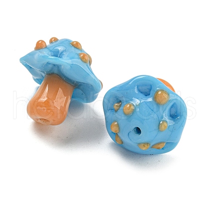Handmade Bumpy Lampwork Beads LAMP-S067-01C-1