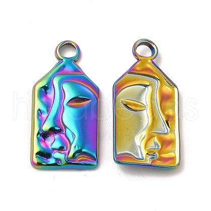 Ion Plating(IP) 304 Stainless Steel Pendants STAS-I671-15MC-1