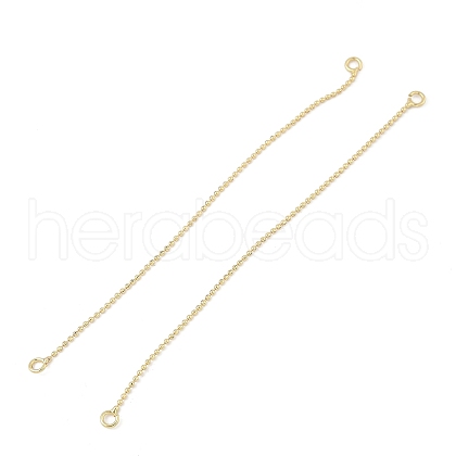 Brass Ends with Chain KK-Q039-14G-1