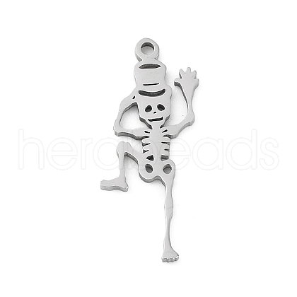 304 Stainless Steel Pendants STAS-U041-02H-P-1