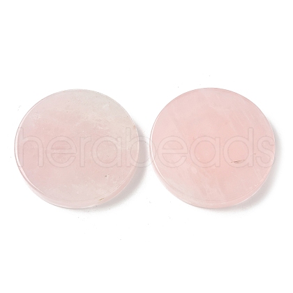 Natural Rose Quartz Coaster G-P462-03A-01-1
