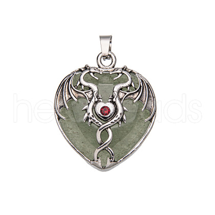 Natural Green Aventurine Pendants PW-WG50940-02-1
