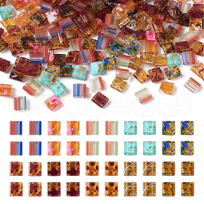 Craftdady 200Pcs 10 Style Transparent Glass Seed Beads SEED-CD0001-05-1