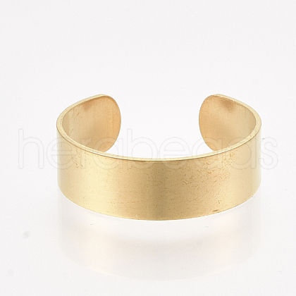 304 Stainless Steel Cuff Rings STAS-T045-22A-G-1