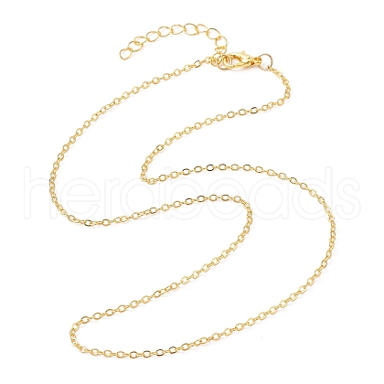 Brass Cable Chain Necklaces NJEW-JN04511-04-1
