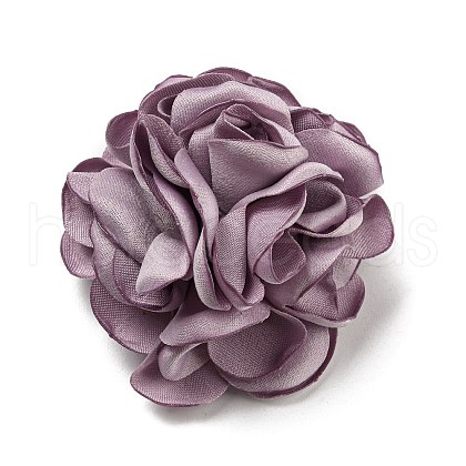 Fabric Rose Flower Brooch for Women JEWB-B011-01C-1