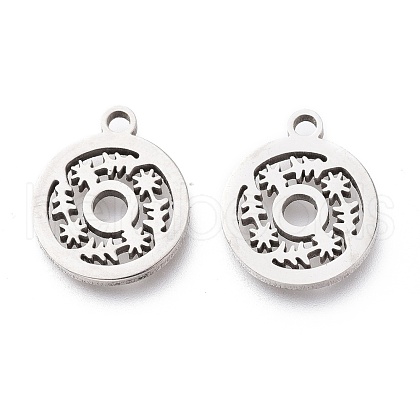 Non-Tarnish 304 Stainless Steel Charms STAS-A047-13P-1