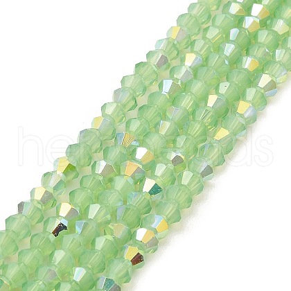 Baking Painted Glass Beads Strands DGLA-F029-J2mm-A08-1