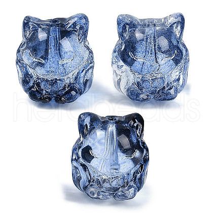 Transparent Spray Paint Glass Beads X1-GLAA-H035-01J-1
