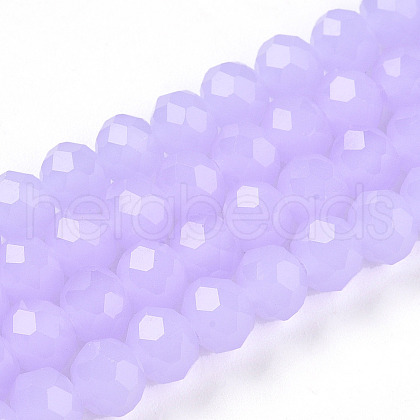 Glass Beads Strands EGLA-A044-J6mm-D11-1