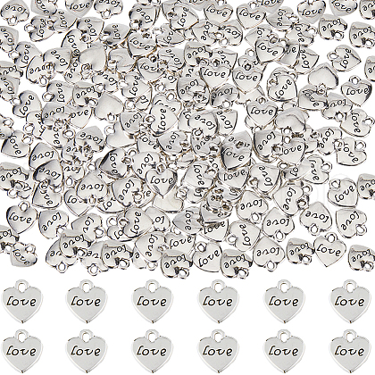SUNNYCLUE 200Pcs Tibetan Style Alloy Charms FIND-SC0008-28-1