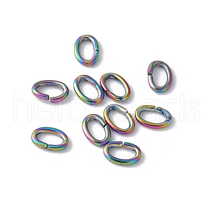 Ion Plating(IP) 304 Stainless Steel Jump Rings STAS-F221-40MC-C-1