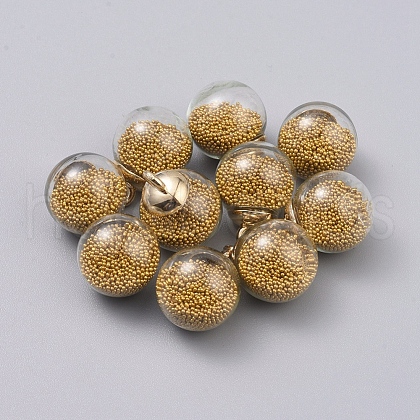 Transparent Glass Globe Pendants GLAA-TAC0002-K03-1