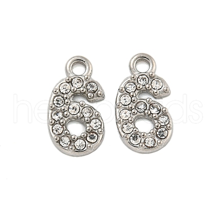 304 Stainless Steel Pendants STAS-L080-002P-06-1