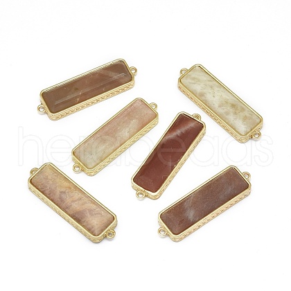 Natural Sunstone Links connectors G-P431-07B-1