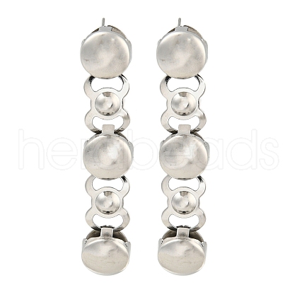 Non-Tarnish 304 Stainless Steel Stud Earrings EJEW-S229-09P-1