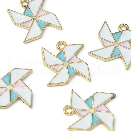 Alloy Enamel Pendants ENAM-YW0002-19-1