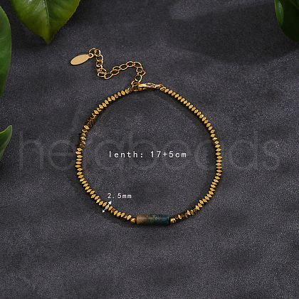 Natural Indian Agate Beads Stretch Bracelets for Women Men PH6456-8-1