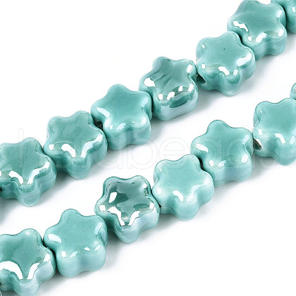 Handmade Porcelain Bead Strands PORC-N011-04K-1