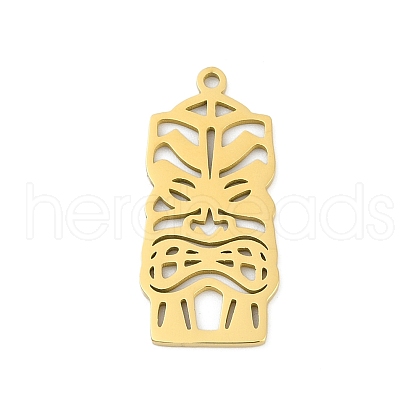 304 Stainless Steel Pendants STAS-U041-03B-G-1