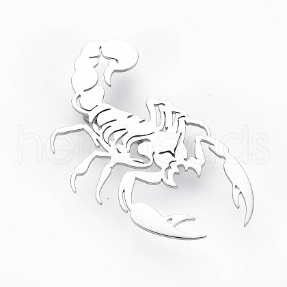 Scorpion Brooch JEWB-N007-005P-FF-1