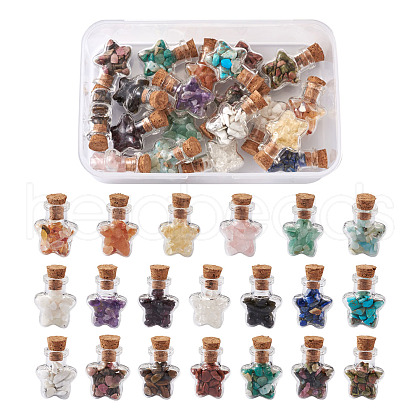 Cheriswelry DIY Star Wishing Bottle Making Kits DIY-CW0001-03-1