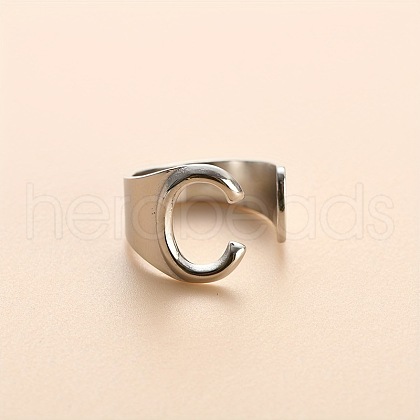 304 Stainless Steel Cuff Rings FS-WGEAFE6-06-1
