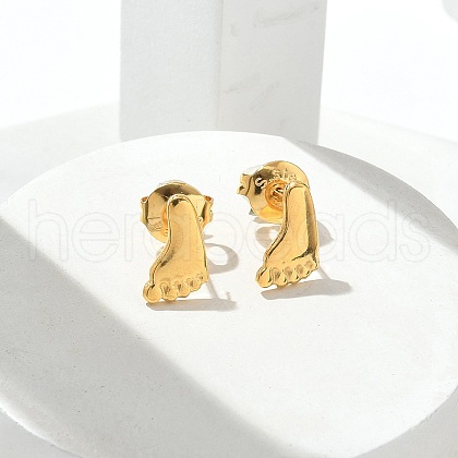 304 Stainless Steel Stud Earrings for Women STAS-Z117-16G-03-1