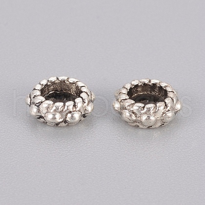 Tibetan Style Alloy Spacer Beads LF0569Y-1