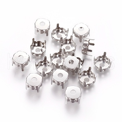 201 Stainless Steel Sew on Prong Settings STAS-L229-03B-1