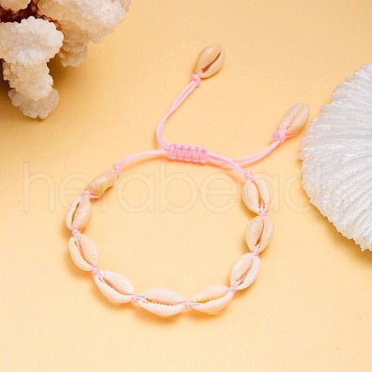 Bohemian Shell Braided Bead Bracelets KG5973-4-1