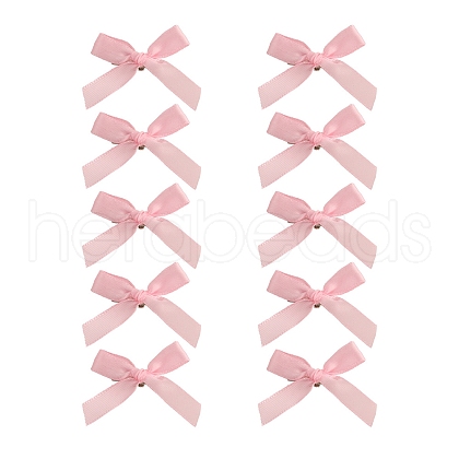 10Pcs Bowknot Cloth Alligator Hair Clips PW-WGD5F1D-04-1