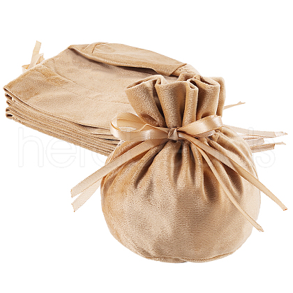 Beebeecraft 6Pcs Velvet Drawstring Pouches ABAG-BBC0001-19A-1