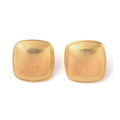 304 Stainless Steel Stud Earrings EJEW-S227-23G-1