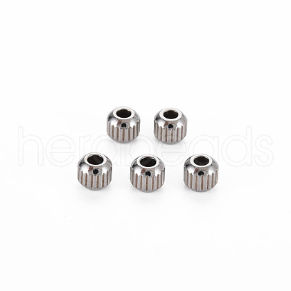 201 Stainless Steel Beads STAS-N088-38A-01P-1