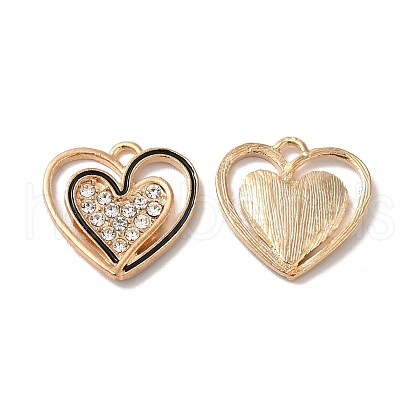 Alloy Rhinestone Pendants ALRI-Q236-03LG-1