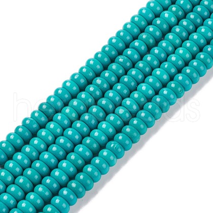 Natural Magnesite Beads Strands TURQ-G148-27-10mm-1