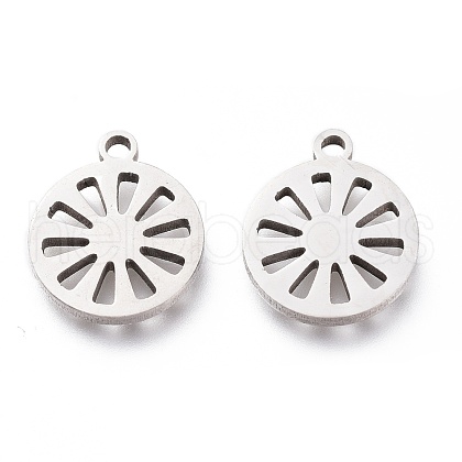 Tarnish Resistant 201 Stainless Steel Charms STAS-A047-08P-1