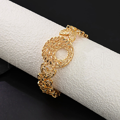 Elegant Vintage Style Brass Link Bracelets for Women TD0107-2-1