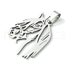 Non-Tarnish 201 Stainless Steel Pendants STAS-U003-20C-P-2