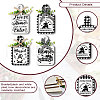 Wooden Pendant Decoration HJEW-WH0074-024-3
