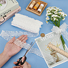 FINGERINSPIRE 10M Polycotton Pleated Elastic Lace Ribbon OCOR-FG0002-62A-02-3