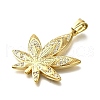304 Stainless Steel Crystal Rhinestone Pendants STAS-P387-02G-2
