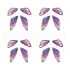 Transparent Resin Crystal AB Rhinestone Pendants Set RESI-TAC0002-46B-9
