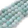 Round Natural Amazonite Bead Strands X-G-I183-02-8mm-1